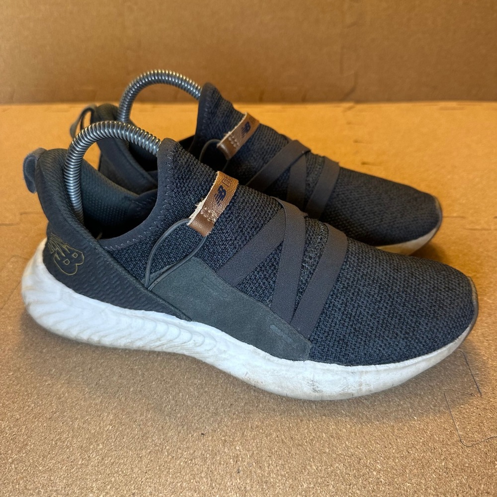 New Balance Beaya Slip-On Womens Size 9 Athletic Shoes Black Grey WSBEYAK2